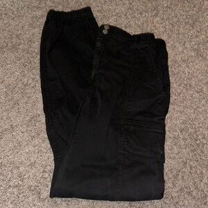 Garage Size Medium; Black Cargos 

Never worn.